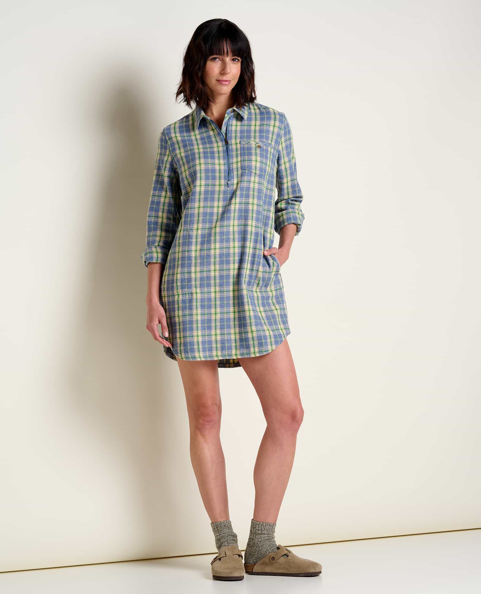 Bodie Quarter Zip Dress